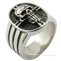 Men's Skull Ring Stainless Steel